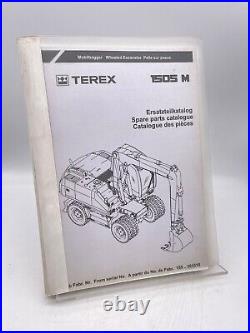 Terex / Pelle sur Pneus / 1505 M / Liste Pièces Détachées / Catalogue de