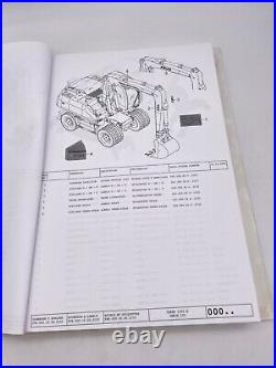 Terex / Pelle sur Pneus / 1505 M / Liste Pièces Détachées / Catalogue de