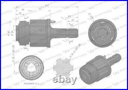 Type d'arbre à cliquet extérieur WARYNSKI