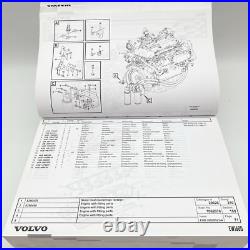 Volvo Pelle sur Pneus EW160D Liste Pièces Détachées Catalogue de 2011