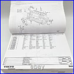 Volvo Pelle sur Pneus EW160D Liste Pièces Détachées Catalogue de 2011