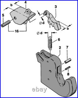 Walterscheid Art Nr 306257 Libération Catégorie 2L AG309 Unterlenkerfanghaken